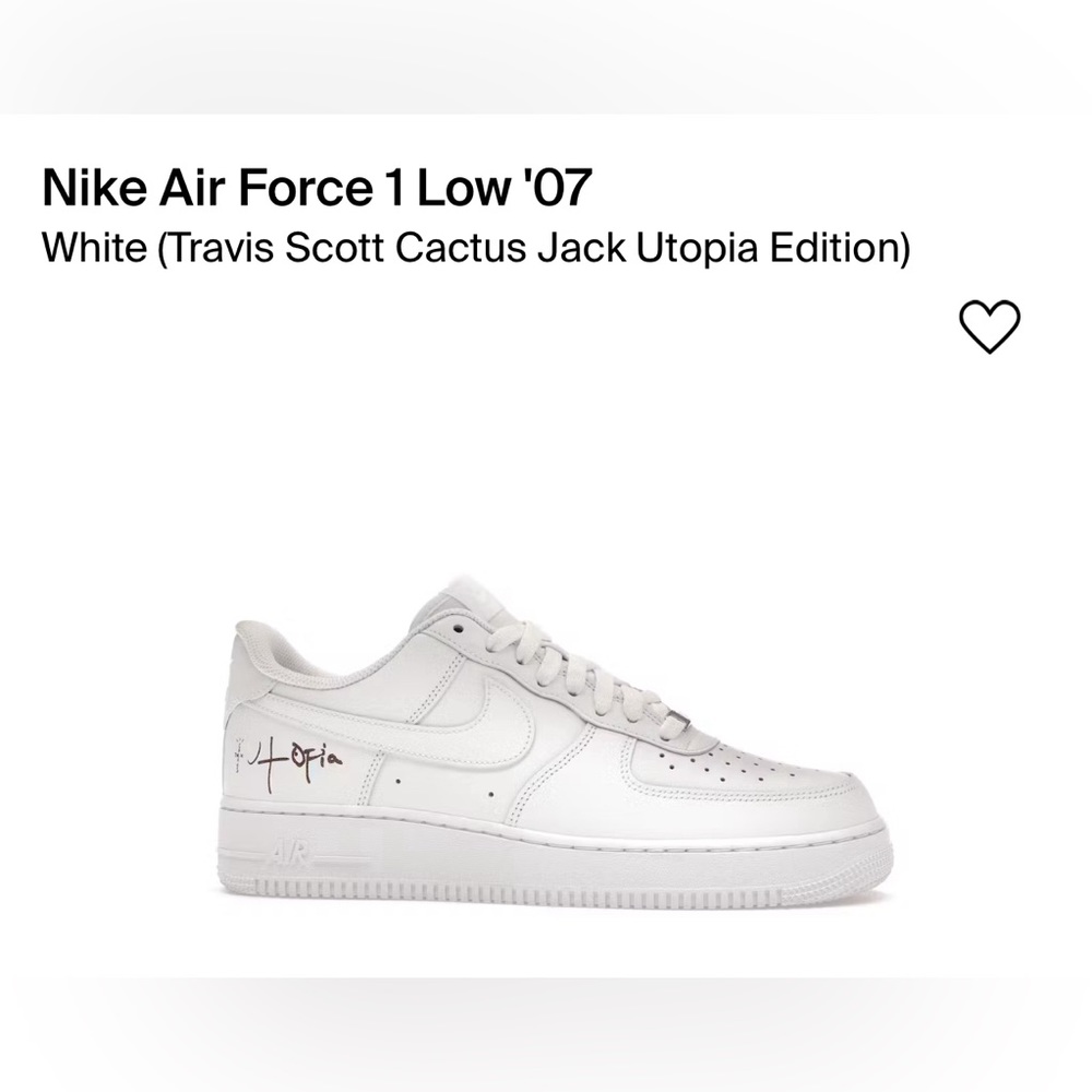 Travis Scott Air Force 1 Utopia